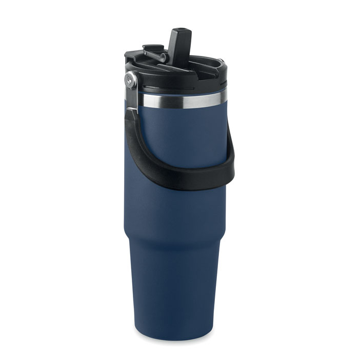 Gobelet 850ml double paroi personnalisé SUMA HAND Bleu marine
